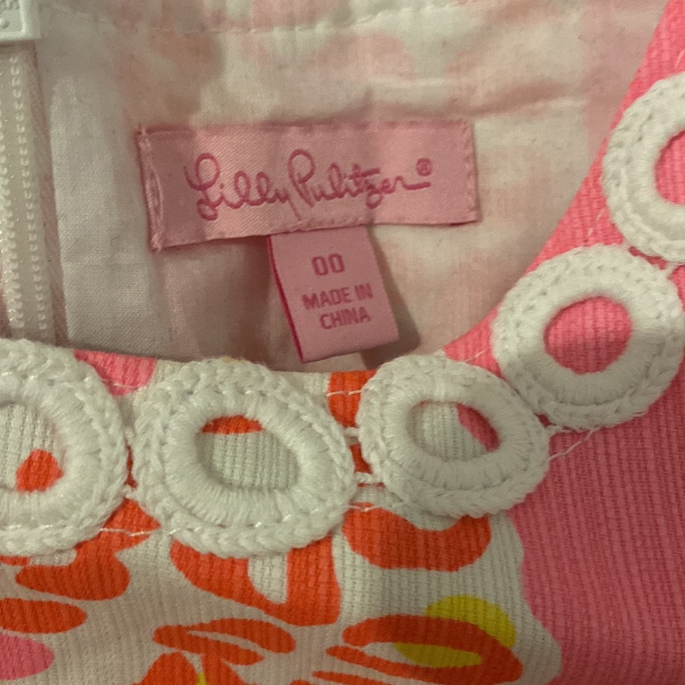 Lilly Pulitzer Trunk in Love Mila Shift Dress 00 - Picture 3 of 7